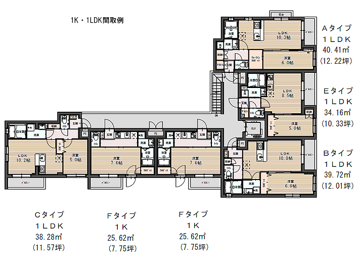 ニーズに合わせた快適な間取り