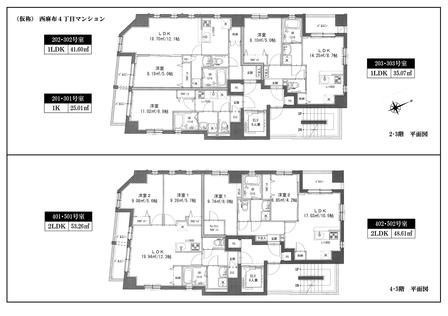 K Nishi Azabu 間取.jpgのサムネイル画像